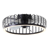 Plafondventilator met ledlamp | Capo | Ø 48 cm | 2700-6500K | Zwart | 36W | Brilliant LBR00005 - 1