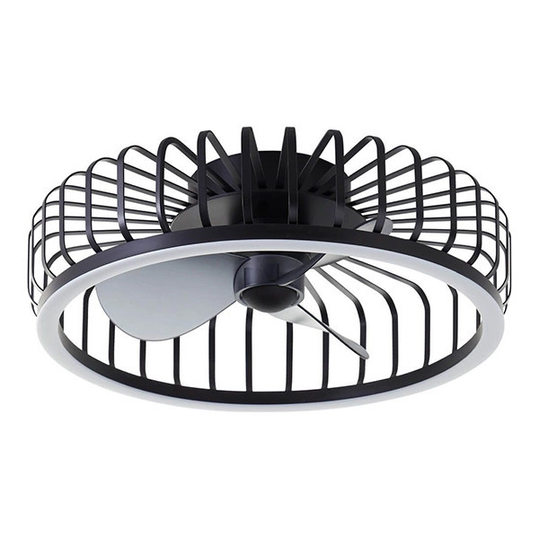 Plafondventilator met ledlamp | Capo | Ø 48 cm | 2700-6500K | Zwart | 36W | Brilliant LBR00005 - 2
