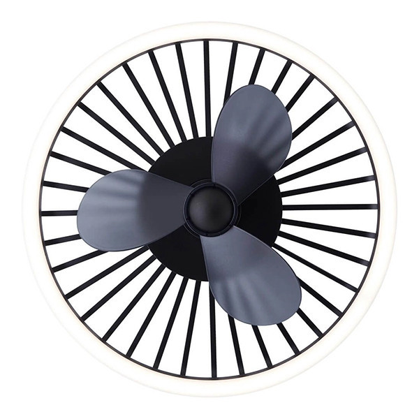 Plafondventilator met ledlamp | Capo | Ø 48 cm | 2700-6500K | Zwart | 36W | Brilliant LBR00005 - 3