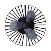Plafondventilator met ledlamp | Capo | Ø 48 cm | 2700-6500K | Zwart | 36W | Brilliant LBR00005 - 3