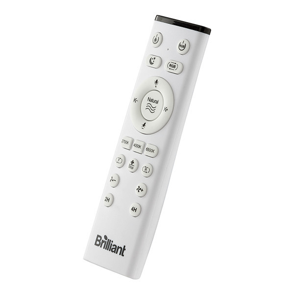 Plafondventilator met ledlamp | Fanora | Ø 46 cm | RGBIC + 2700-6500K | Wit | 30W | Brilliant LBR00007 - 5