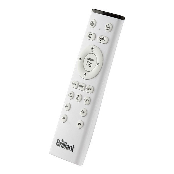 Plafondventilator met ledlamp  | Fanora | Ø 46 cm | RGBIC + 2700-6500K | Zwart | 30W | Brilliant LBR00008 - 5