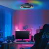 Plafondventilator met ledlamp | Mazzaro | Ø 48.5 cm | RGBIC + 3000-6500K | Zwart | 40W | Brilliant LBR00012 - 4