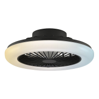 Plafondventilator met ledlamp | Montero | Ø 42 cm | 2700-6500K | Zwart | 20W | Brilliant LBR00011