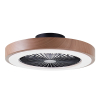 Plafondventilator met ledlamp | Slimline | Ø 49 cm | RGBIC + 3000-6500K | Hout | 40W | Brilliant LBR00003 - 2
