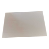 Bronyl bureauonderlegger 60 x 42 cm transparant wit