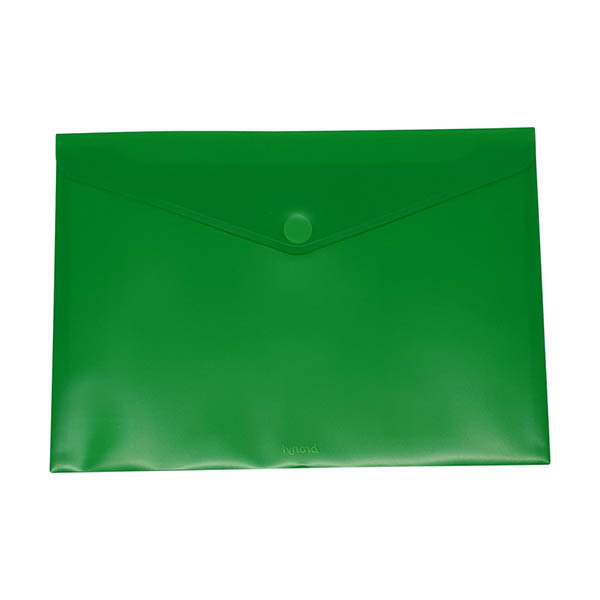 Bronyl documentenvelop A4 transparant groen 440452 - 1