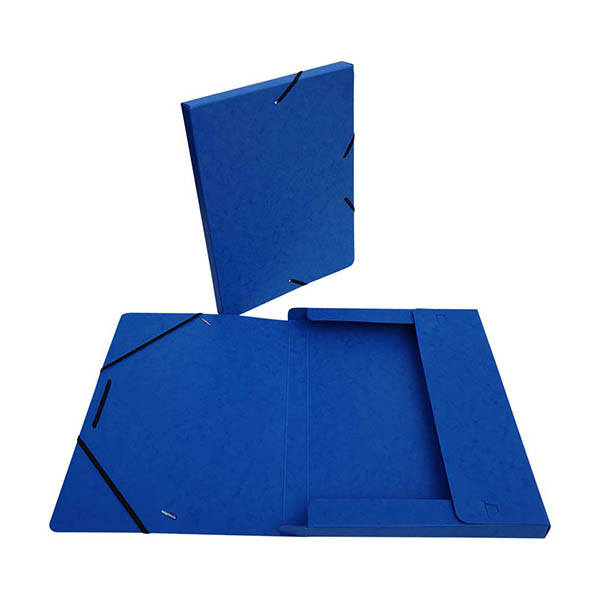 Bronyl elastobox glanskarton blauw 25 mm 440431 - 1