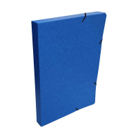 Bronyl elastobox glanskarton blauw 40 mm A3 440441