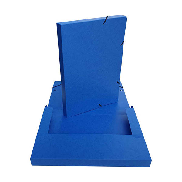 Bronyl elastobox glanskarton blauw 40 mm A3 440441 - 2