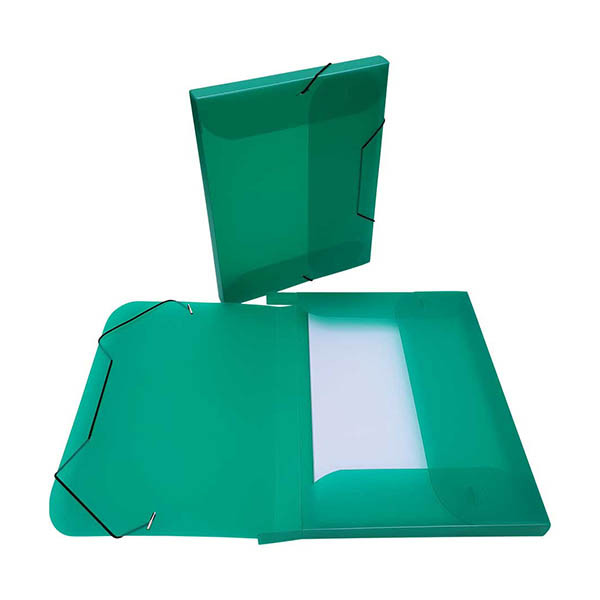 Bronyl elastobox transparant groen 25 mm 440428 - 1
