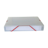 Bronyl elastobox transparant wit met rode elastiek 40 mm 440402 - 2