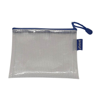 Bronyl mesh-etui blauw (A6) 440465