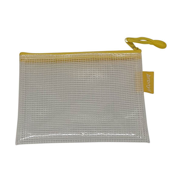 Bronyl mesh-etui geel (A6) 440468 - 1