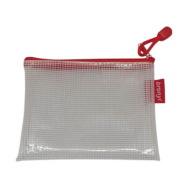 Bronyl mesh-etui rood (A6) 440466 - 1
