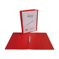 Bronyl personaliseerbare ringmap met 2 O-ringen 16 mm rood 440407
