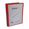 Bronyl personaliseerbare ringmap met 4 O-ringen 16 mm rood 440410 - 2