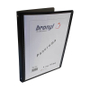 Bronyl personaliseerbare ringmap met 4 O-ringen 16 mm zwart 440408 - 2