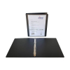 Bronyl personaliseerbare ringmap met 4 O-ringen 25 mm zwart 440411 - 1