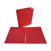 Bronyl ringband met 4 O-ringen glanskarton rood 25 mm 440424 - 1