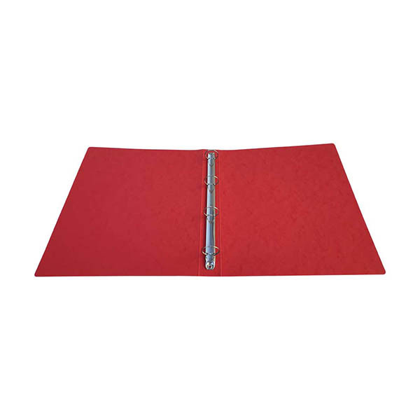 Bronyl ringband met 4 O-ringen glanskarton rood 25 mm 440424 - 3
