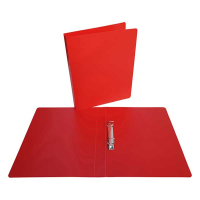 Bronyl ringmap met 2 D-ringen rood (35 mm) 347223 402798