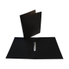 Bronyl ringmap met 2 O-ringen glanskarton zwart 25 mm 440418 - 1