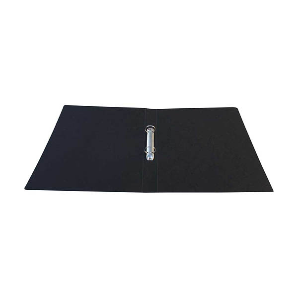 Bronyl ringmap met 2 O-ringen glanskarton zwart 25 mm 440418 - 3