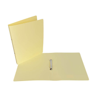Bronyl ringmap met 2 O-ringen pastel geel (22 mm) A4 440505