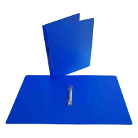 Bronyl ringmap met 2 O-ringen transparant blauw (35 mm) 344192 402778