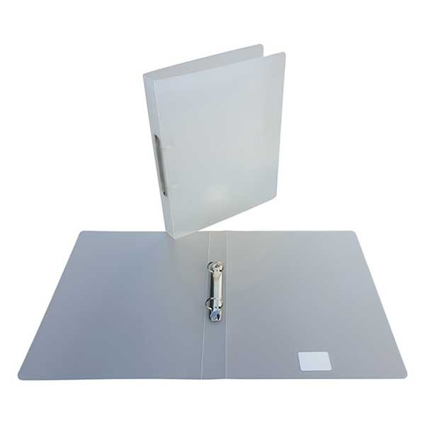 Bronyl ringmap met 2 O-ringen transparant wit (35 mm) 344196 402781 - 1