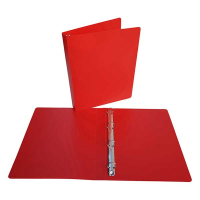 Bronyl ringmap met 4 D-ringen rood (35 mm) 347243 402803