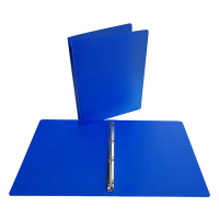 Bronyl ringmap met 4 O-ringen transparant blauw (25 mm) 344182 402774