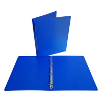 Bronyl ringmap met 4 O-ringen transparant blauw (35 mm) 344212 402782