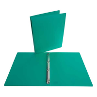 Bronyl ringmap met 4 O-ringen transparant groen (25 mm) 344184 402776