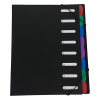 Bronyl sorteermap zwart (8 tabs) 150001 402836 - 1