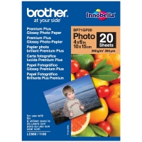 Brother BP71GP20 premium plus glossy photo paper 260 g/m² 10 x 15 cm (20 vellen) BP71GP20 063502