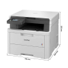 Brother DCP-L3520CDWE all-in-one A4 laserprinter kleur met wifi (3 in 1) 832963 - 2