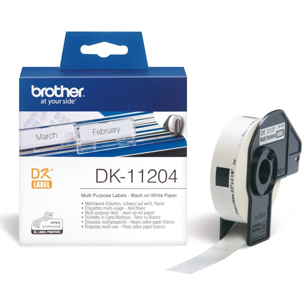 Brother DK-11204 multifunctioneel label (origineel) DK11204 080704 - 1