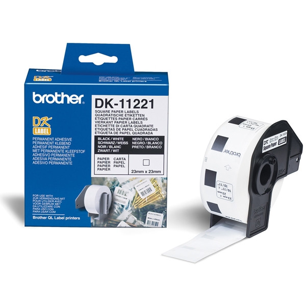 Brother DK-11221 vierkant label wit (origineel) DK11221 080722 - 1