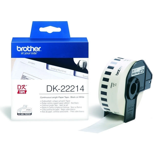 Brother DK-22214 continue papiertape wit (origineel) DK22214 080728 - 1