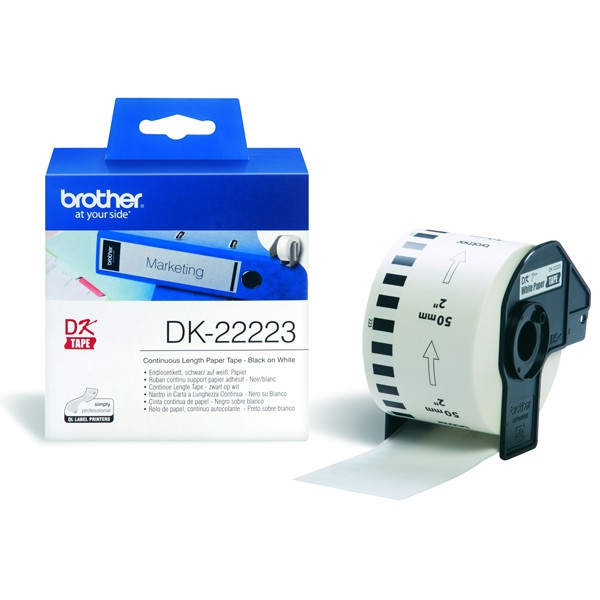 Brother DK-22223 continue papiertape wit (origineel) DK22223 080732 - 1