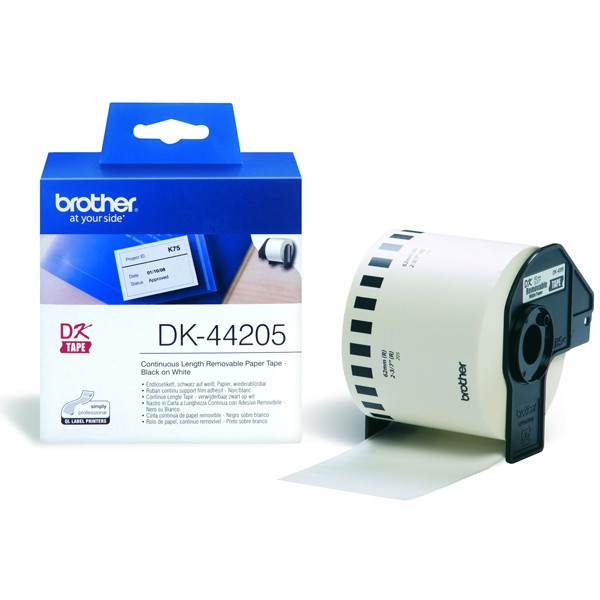 Brother DK-44205 verwijderbare papiertape wit (origineel) 906093 - 1