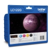Brother LC-1220VALBP multipack zwart + 3 kleuren (origineel) 029082