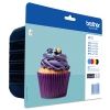 Brother LC-123VALBP multipack zwart + 3 kleuren (origineel)