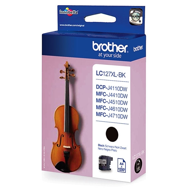 Brother LC-127XLBK inktcartridge zwart hoge capaciteit (origineel) LC-127XLBK 902590 - 1