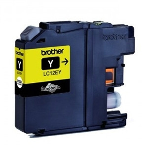 Brother LC-12EY inktcartridge geel (origineel) LC12EY 028940 - 1