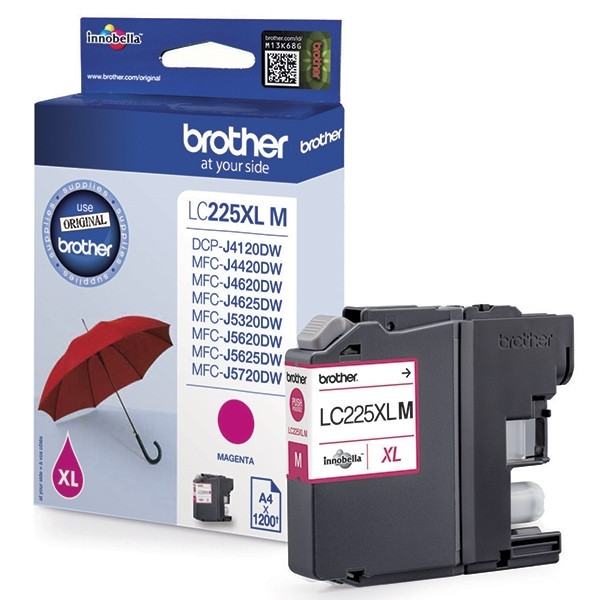 Brother LC-225XLM inktcartridge magenta hoge capaciteit (origineel) LC-225XLM 029152 - 1