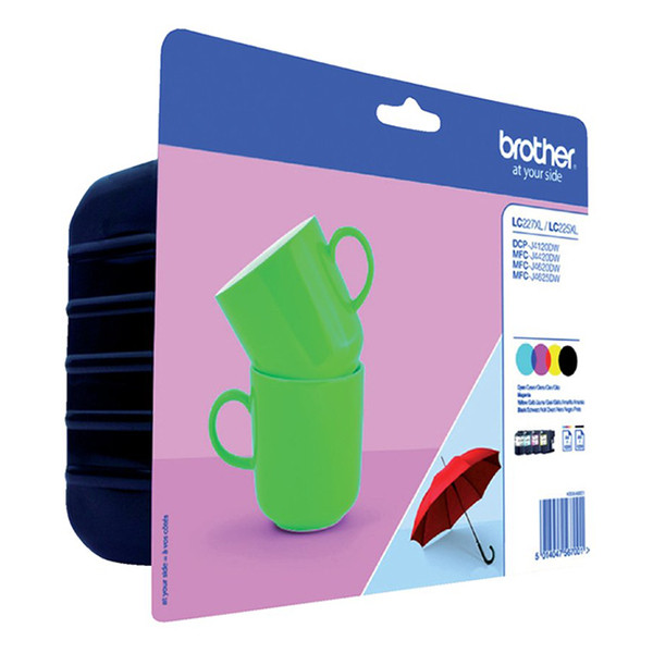 Brother LC-227XLVALBP multipack zwart + 3 kleuren (origineel) LC-227XLVALBP 028930 - 1