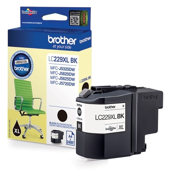 Brother LC-229XLBK inktcartridge zwart extra hoge capaciteit (origineel) LC-229XLBK 029156 - 1